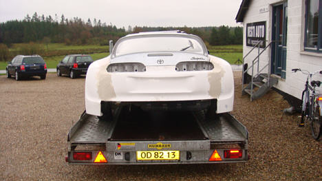 Og så afsted til maleren.
(Foto: Vesti Motorsport)